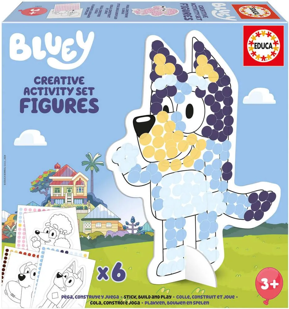 BLUEY - ENSEMBLE CREATIF FIGURINES