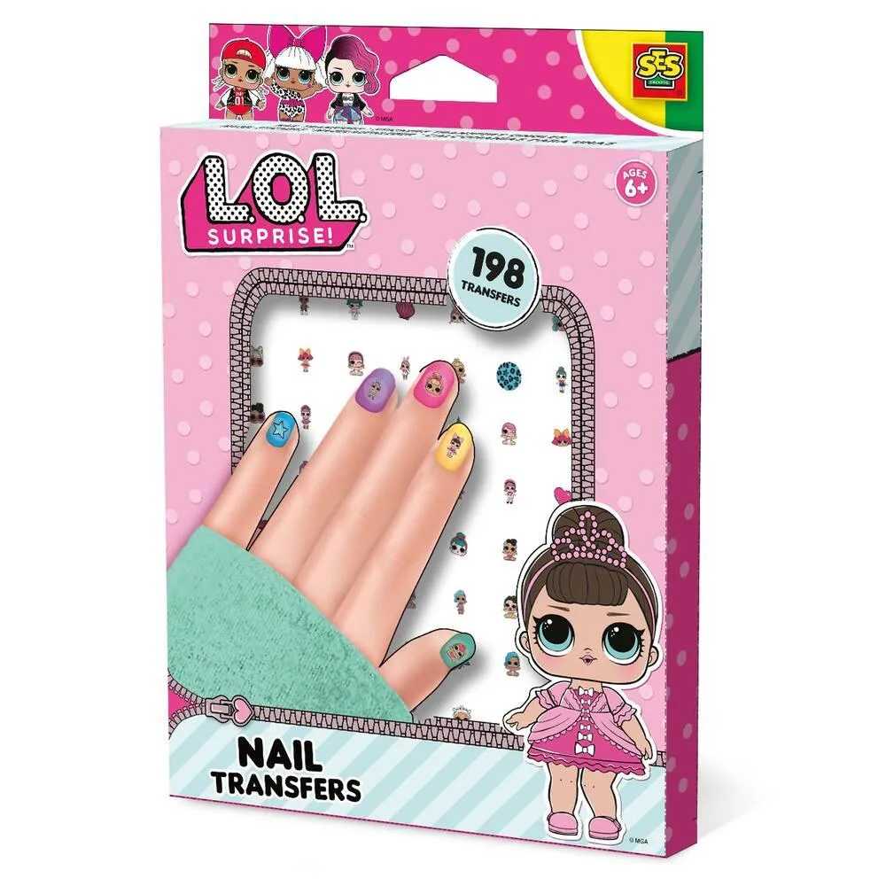 LOL STICKERS TRANSFERT ONGLES