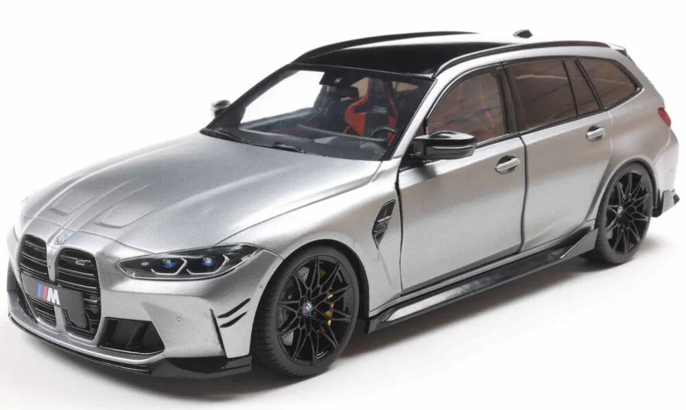 1/18 BMW M3 (G81) TOURING WITH PERFORMANCE PARTS FROZEN PURE GREY MET