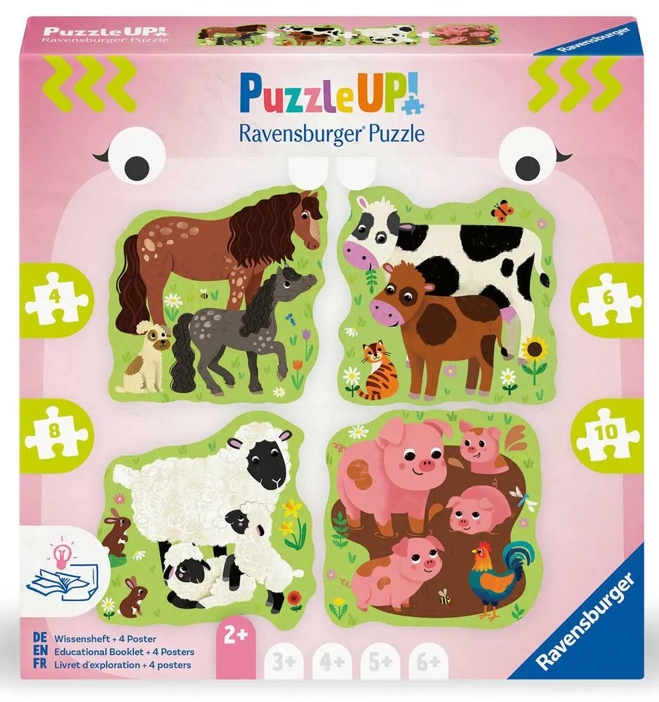 PUZZLE UP! 2 ANS  LES ANIMAUX DE LA FERME