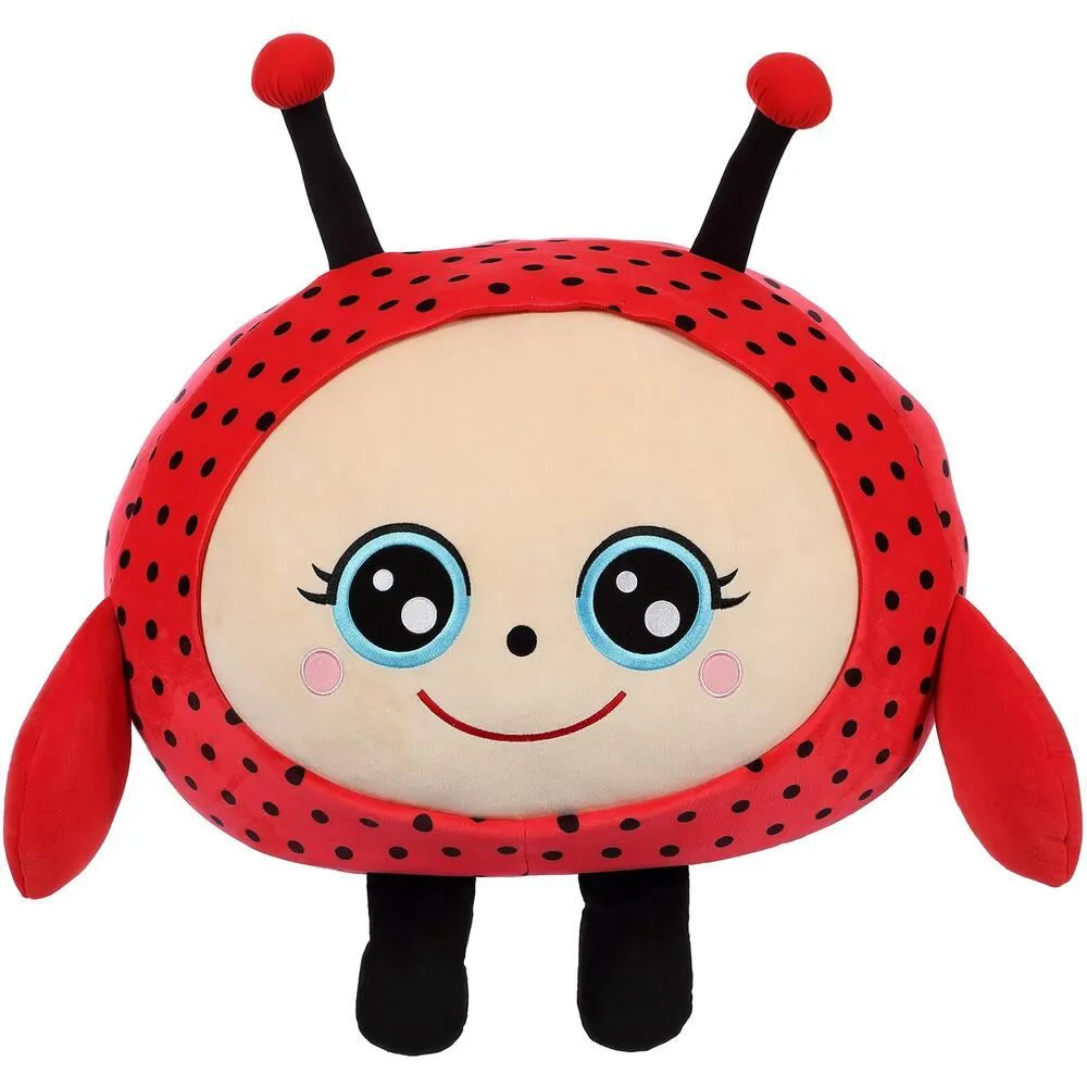 PELUCHE SQUISHIMALS 65 CM COCCINELLE