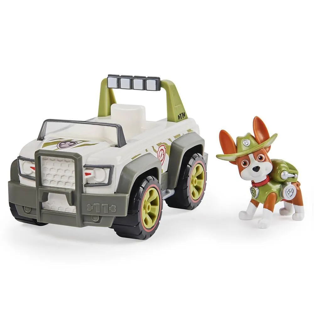 VEHICULE + FIGURINE TRACKER PAW PATROL