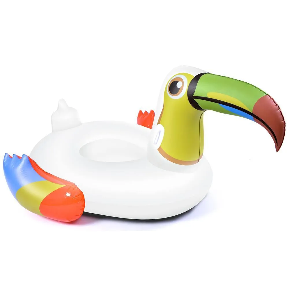 TOUCAN BLANC A CHEVAUCHER