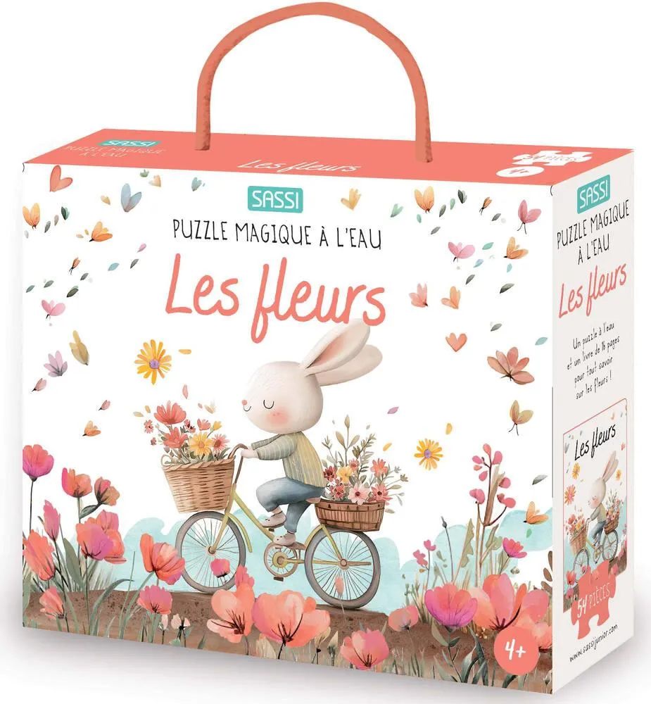 PUZZLE MAGIQUE A L'EAU - LES FLEURS