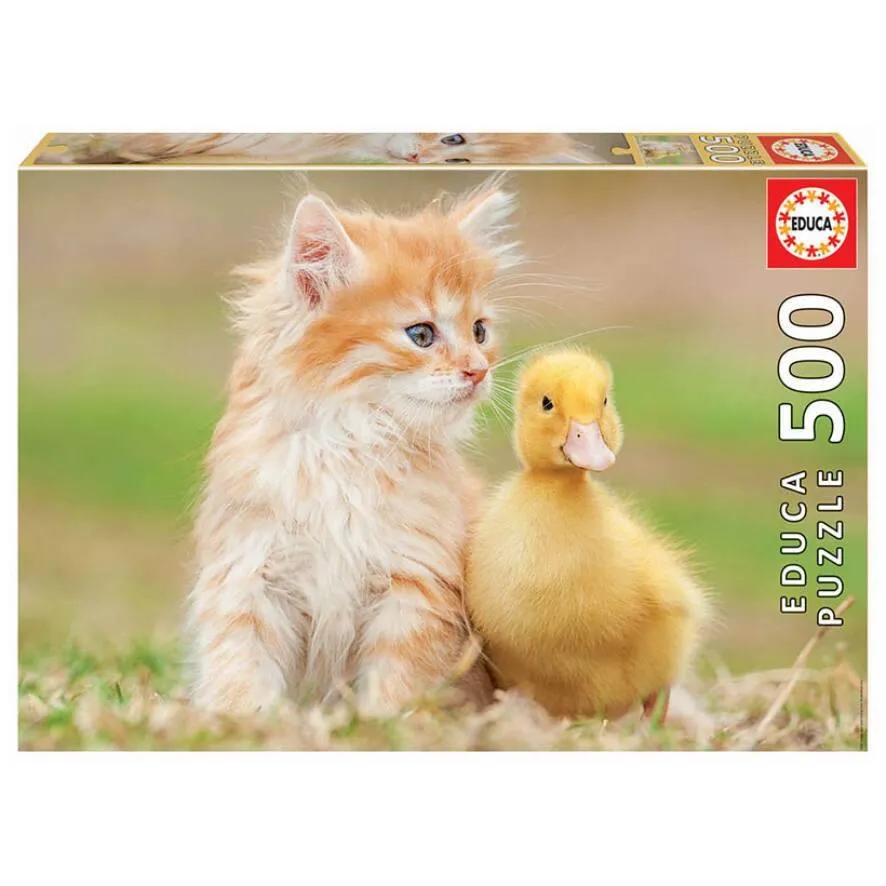 PUZZLE 500 PIECES ADORABLES AMIS