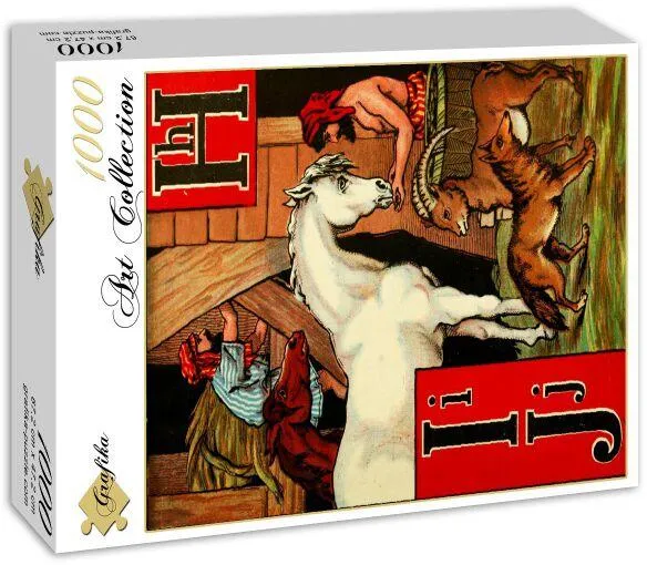 MCLOUGHLIN BROS : L'ALPHABET DE L'ARCHE DE NOE , 1868 - HIJ