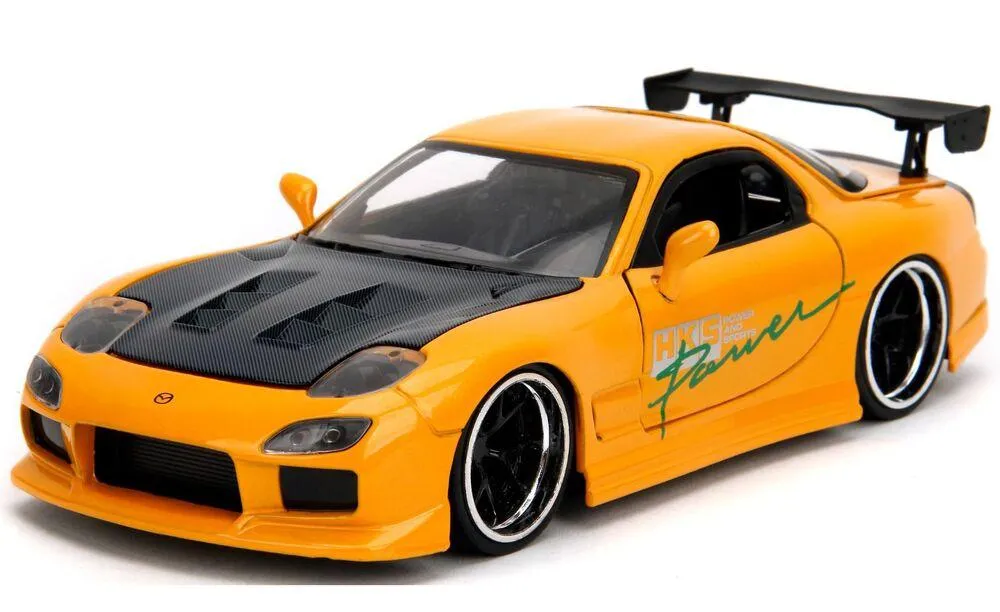 1/24 MAZDA RX-7 METALLIC YELLOW JDM TUNERS 1993