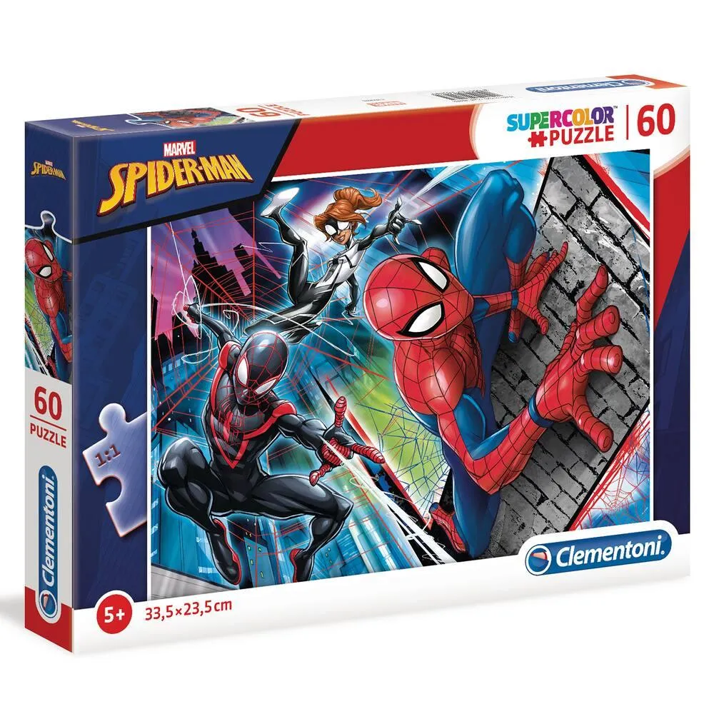 SPIDER-MAN -PUZZLE SUPERCOLOR 60 PIECES