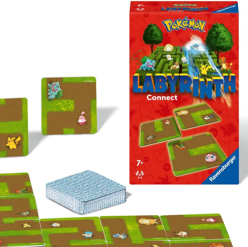 POKEMON  - MINI JEU - JEU DE CARTES LABYRINTHE