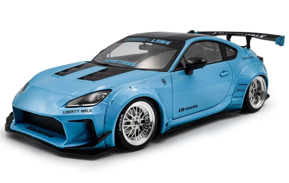 1/18 TOYOTA GR86 LBWK BODY KIT BABY BLUE 2024
