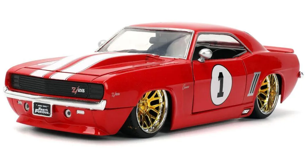 1/24 CHEVROLET CAMARO GLOSSY RED FF 1969