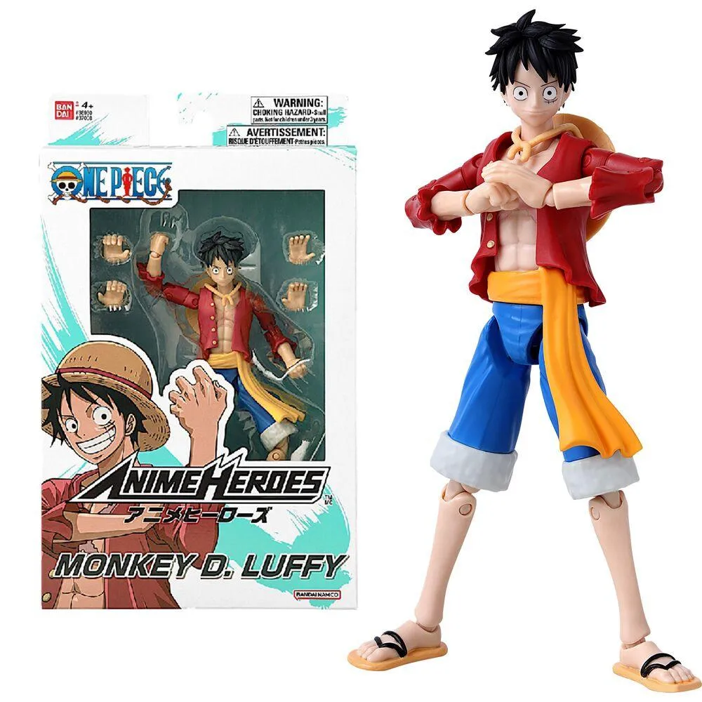 ANIME HEROS FIGURINE ONE PIECE - 17CM MONKEY D. LUFFY RENEWAL VERSION