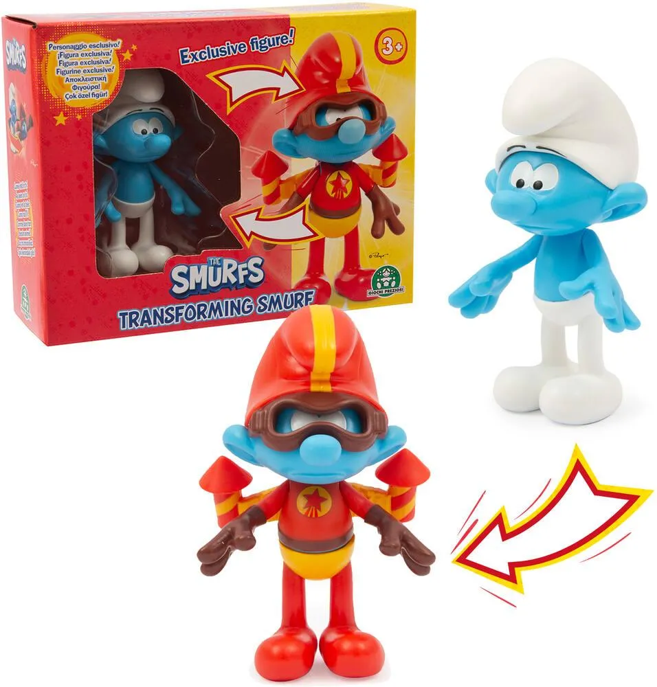 LES SCHTROUMPFS - FIGURINE TRANSFORMATION - SCHTROUMPF PLEURE