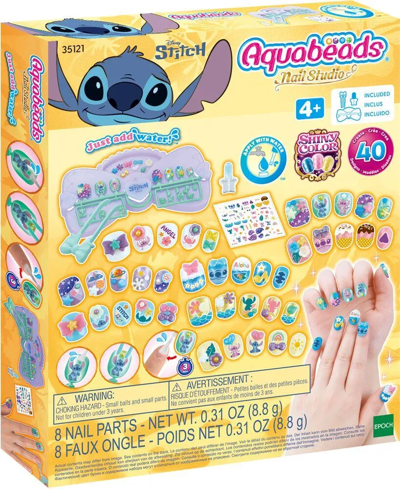 AQUABEADS - KIT DE MANUCURE STITCH