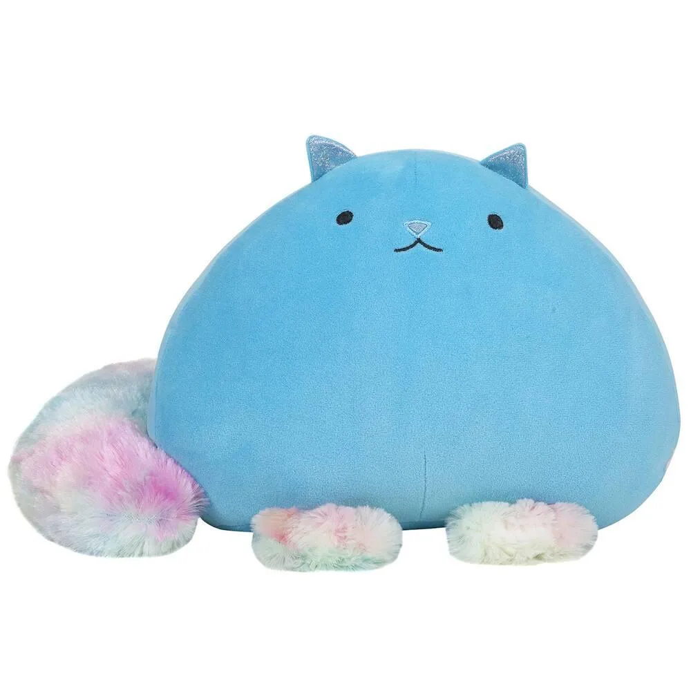 PELUCHE FLUFFY - CHAT BLEU MOYEN MODELE