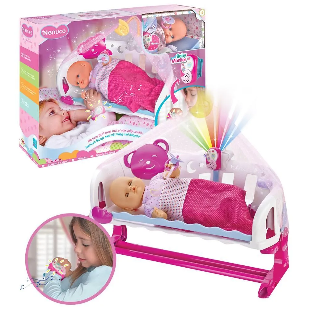 POUPON NENUCO 35 CM - DORT AVEC MOI ET SON BABY MONITOR