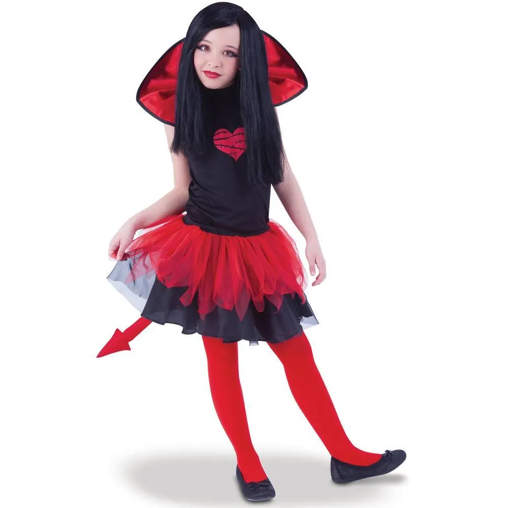 DÉGUISEMENT TUTU DIABLESSE - TAILLE M - 5 - 6 ANS
