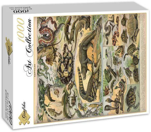 ILLUSTRATION DU NOUVEAU LAROUSSE ILLUSTRE : REPTILES , 1897-1904