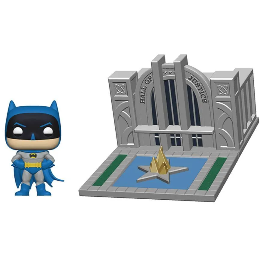 DC COMICS BATMAN 80TH - FIGURINE POP - BATMAN AVEC LE PALAIS DE JUSTICE