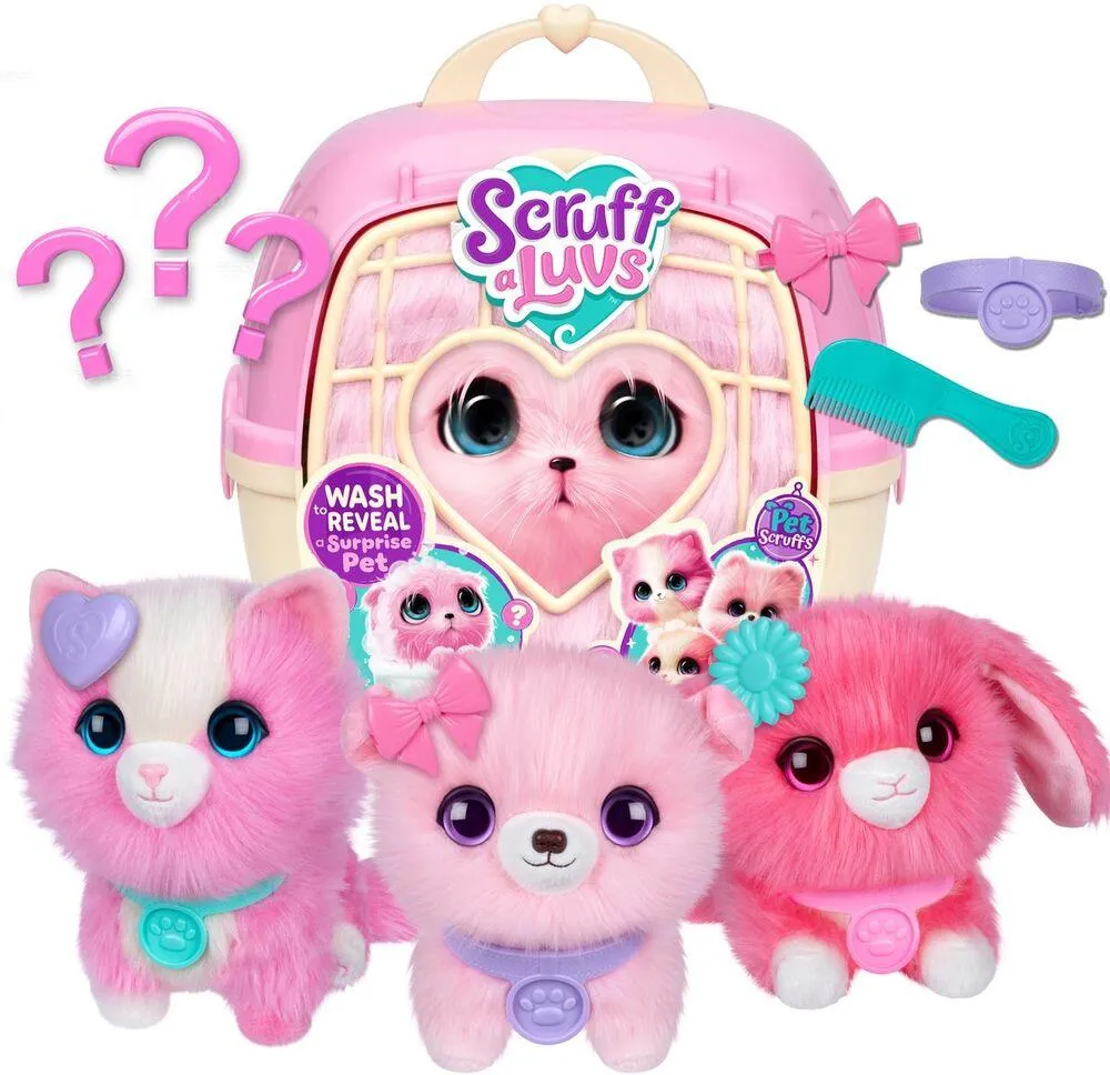 BOULE DE POILS ROSE - SCRUFF A LUVS