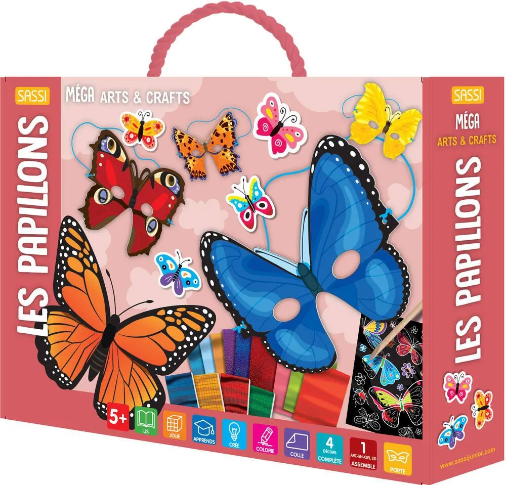 MEGA ARTS ET CRAFTS - LES PAPILLONS
