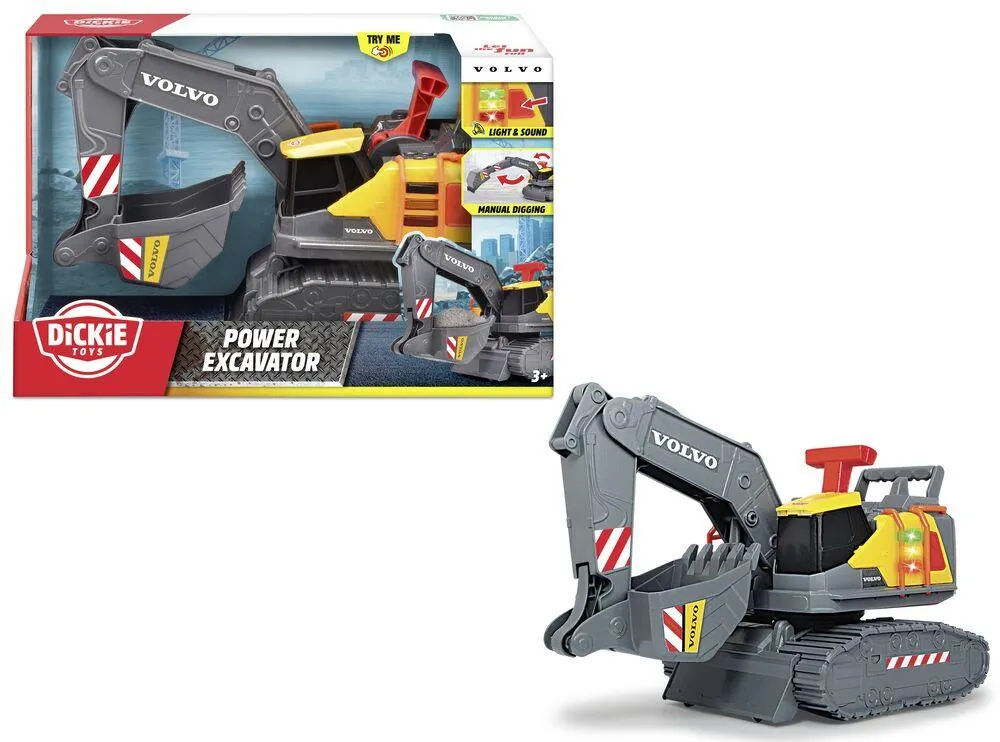 DICKIE VOLVO EXCAVATRICE 30CM