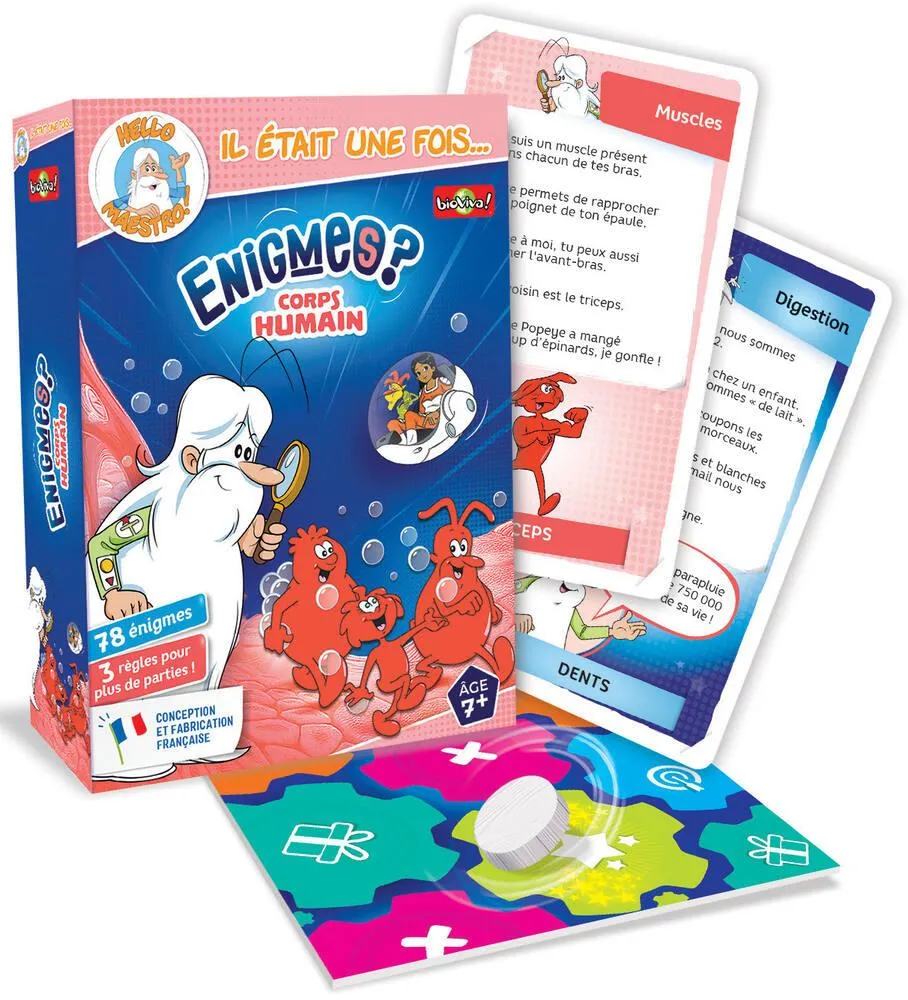 ENIGMES - IL ETAIT UNE FOIS LA VIE CORPS HUMAIN