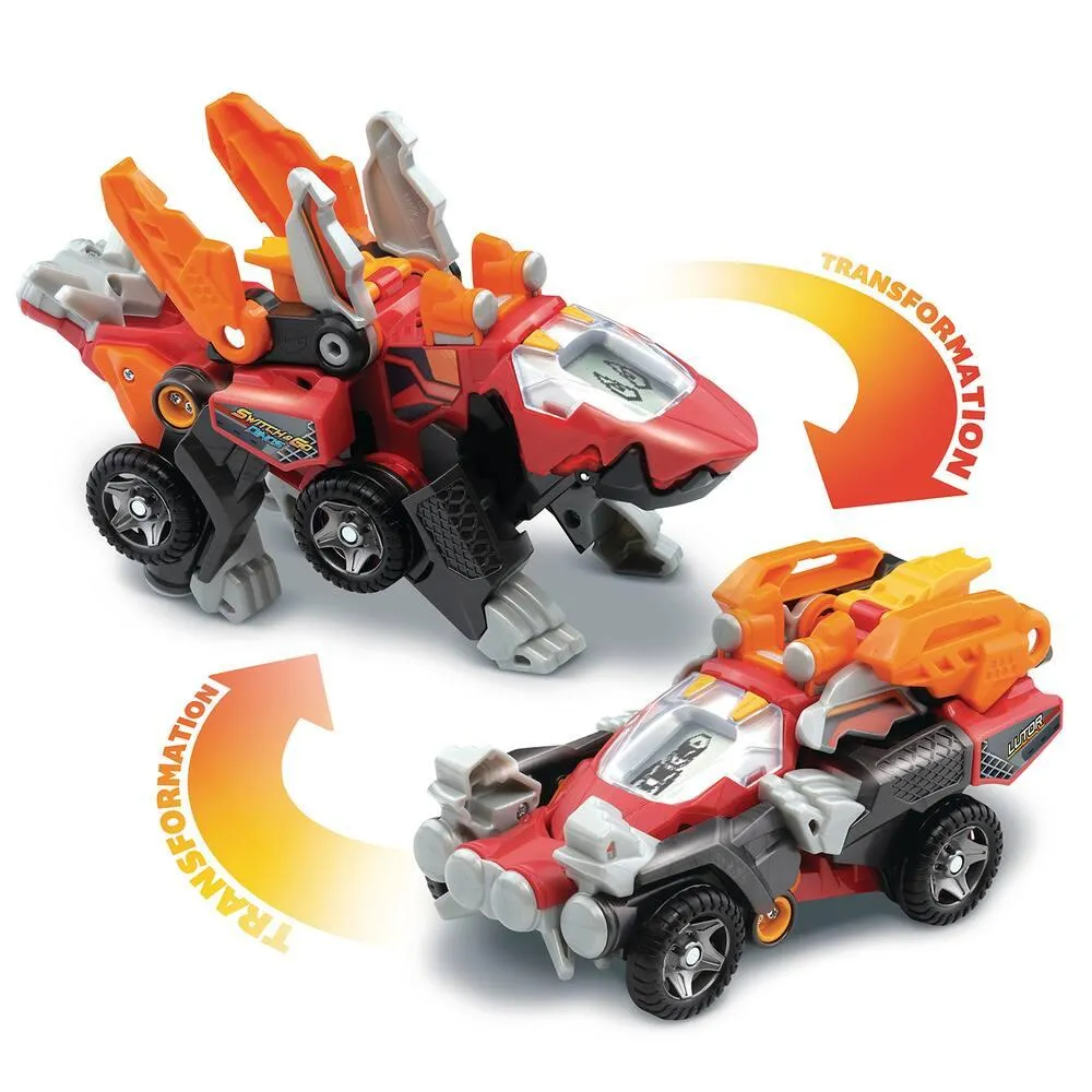 SWITCH & GO DINOS - LUTOR SUPER STEGOSAURE BUGGY