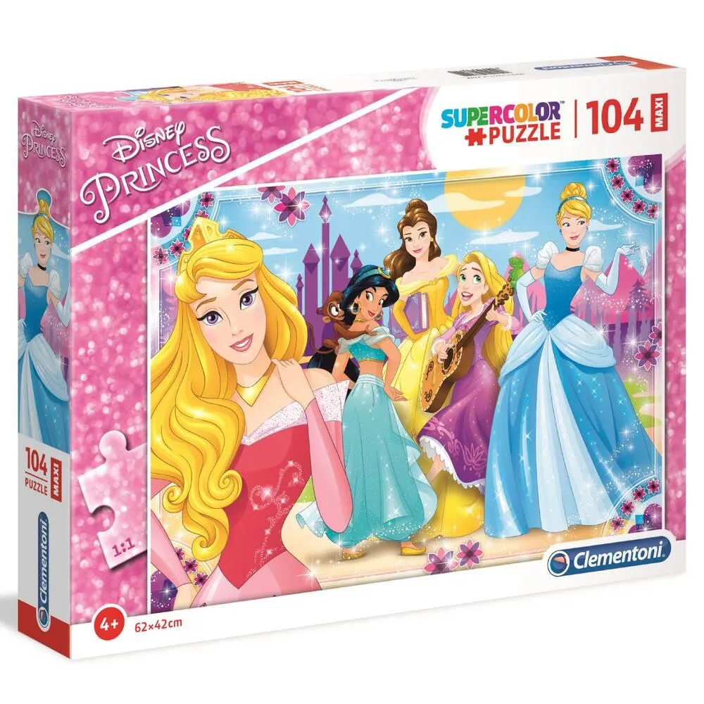 DISNEY PRINCESS - PUZZLE MAXI SUPERCOLOR 104 PIECES
