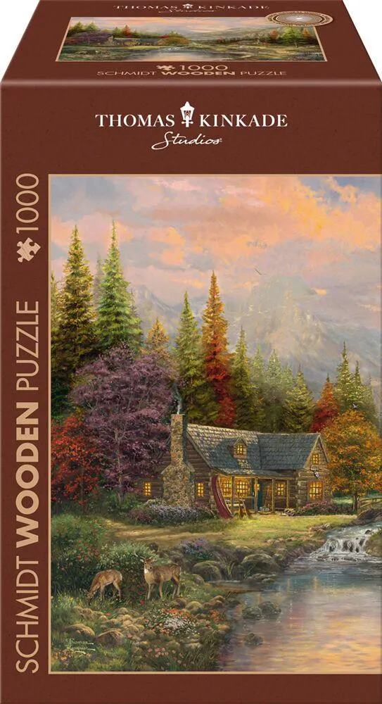 PUZZLE 1000 PIECES - LE RUISSEAU DE MONTAGNE