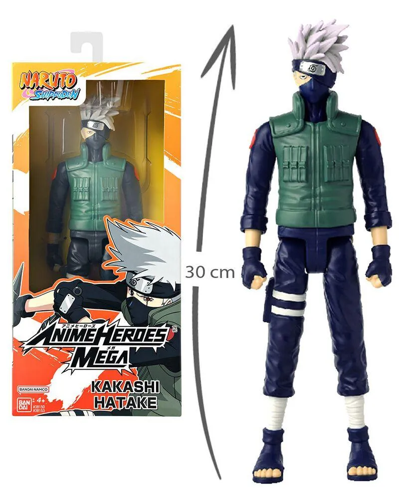 NARUTO - ANIME HEROES - FIGURINE MEGA KAKASHI 30 CM