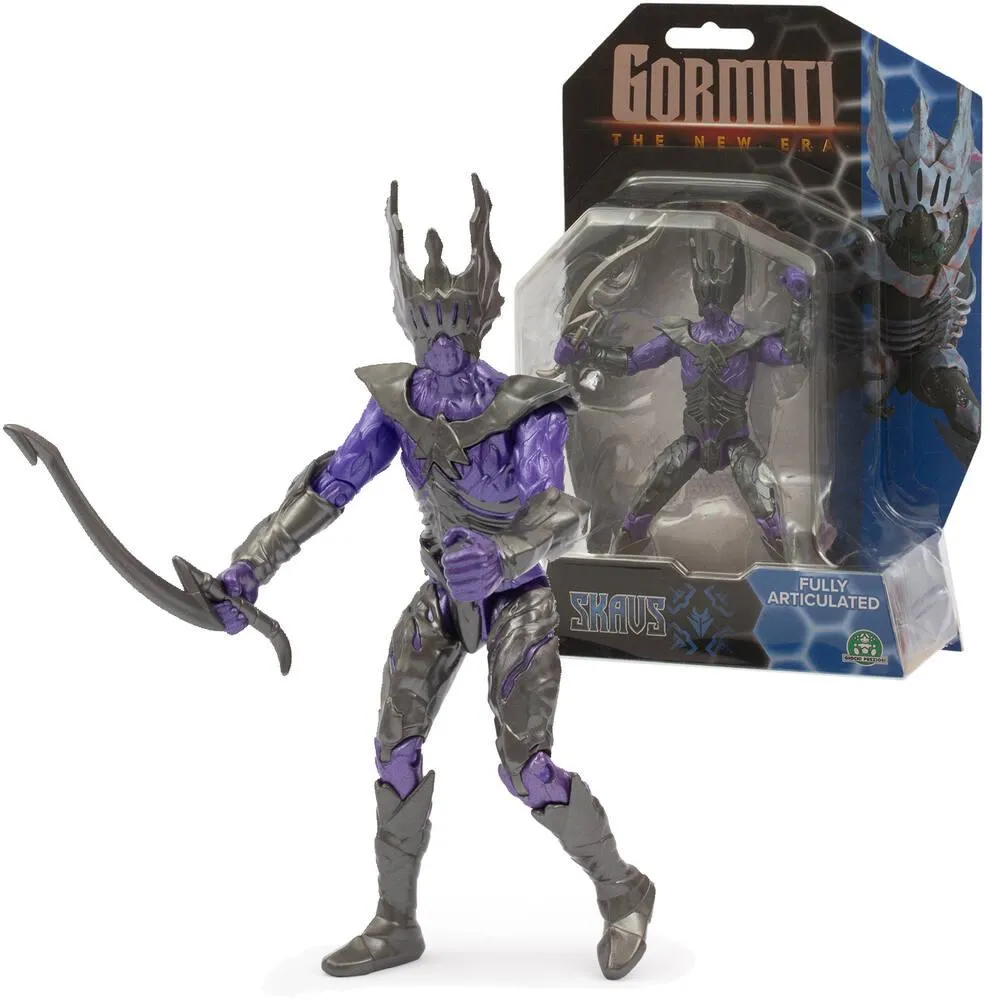 GORMITI - FIGURINE ARTICULEE DE 15 CM AVEC ARME