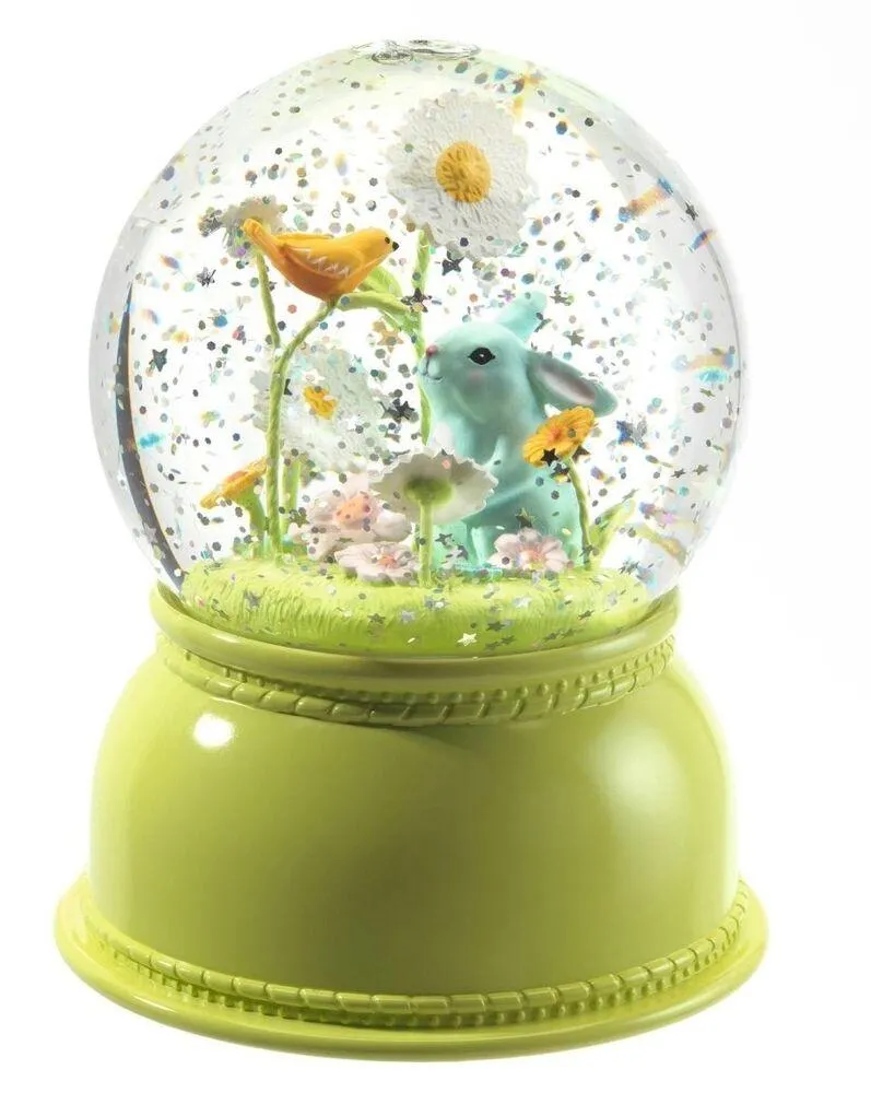 VEUILLEUSE BOULE DE NEIGE LAPIN