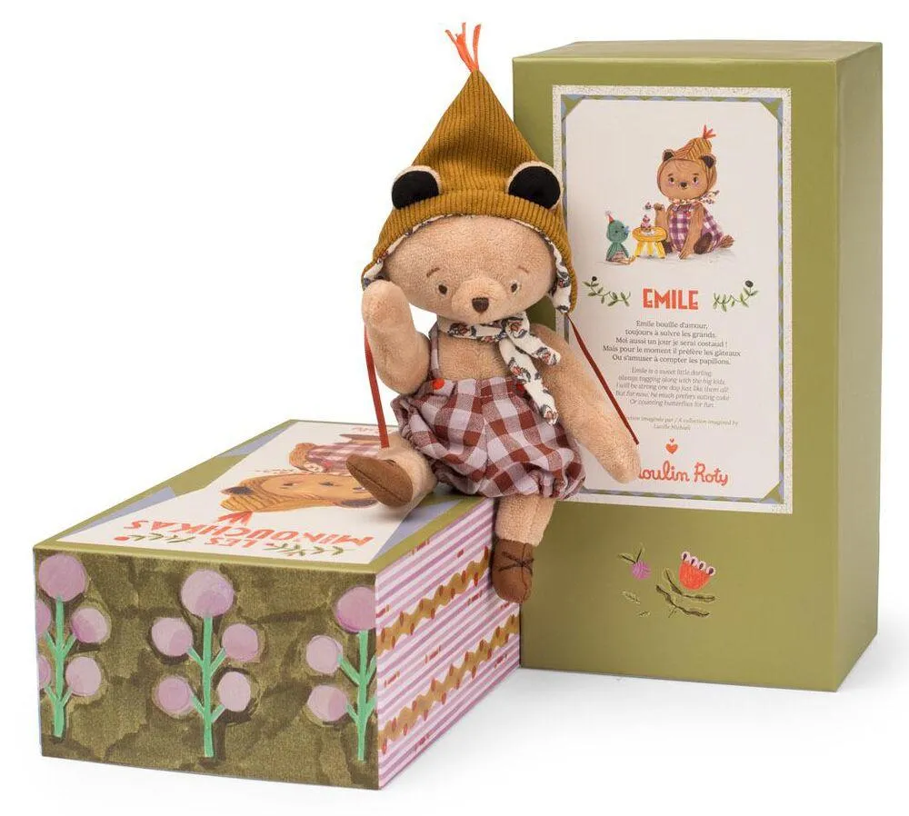 LES MINOUCHKAS - POUPEE EMILE LE PETIT OURS