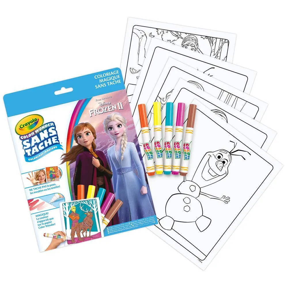 REINE DES NEIGES 2 - CRAYOLA COLOR WONDER - KIT COLORIAGE