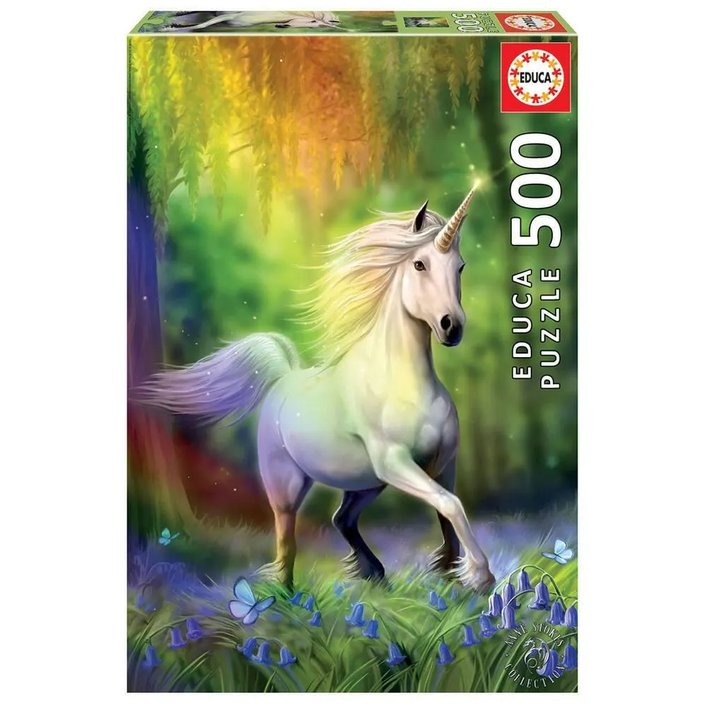 PUZZLE 500 PIECES A LA POURSUITE DE L'ARC EN CIEL