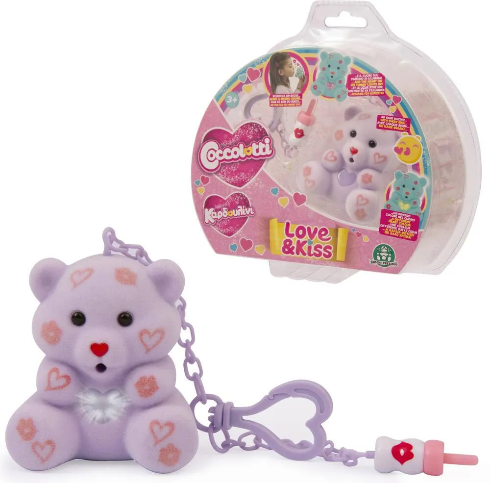 COCCOLOTTI - OURSON INTERACTIF LOVE ET KISS - VIOLET