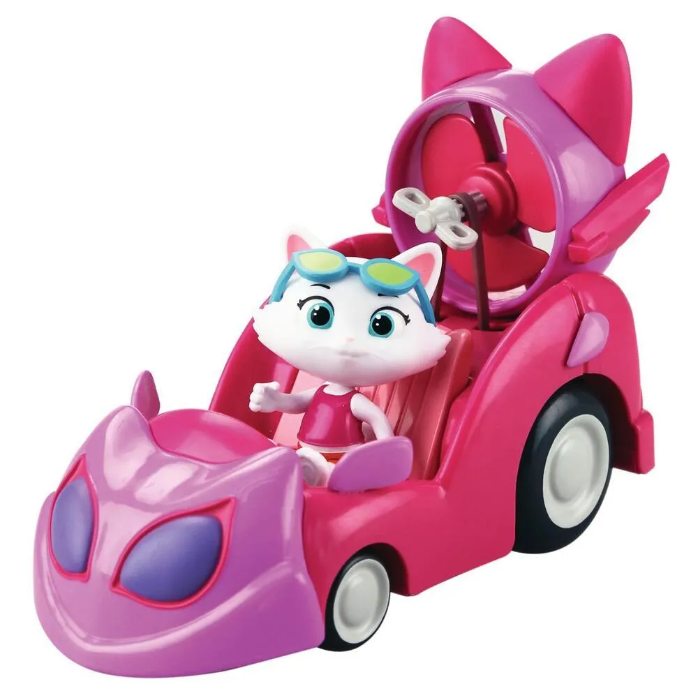 VEHICULE + FIGURINE MILADY 7,7 CM - 44 CHATS