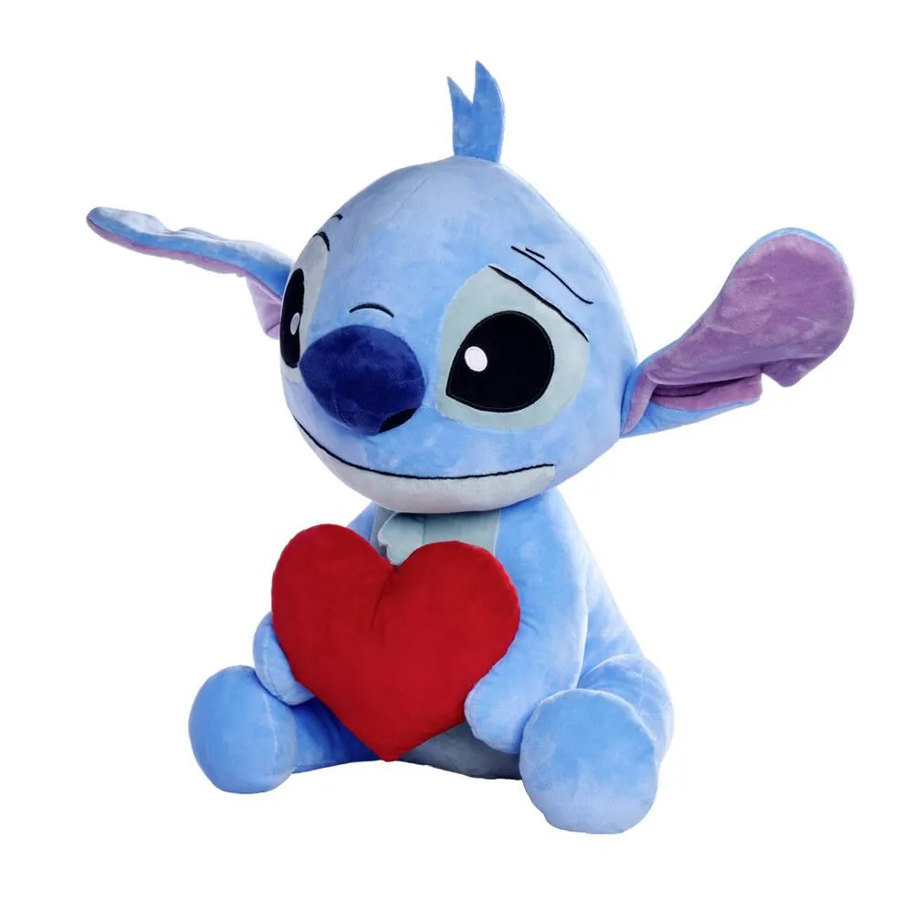 DISNEY - PELUCHE STITCH AVEC COEUR 50 CM
