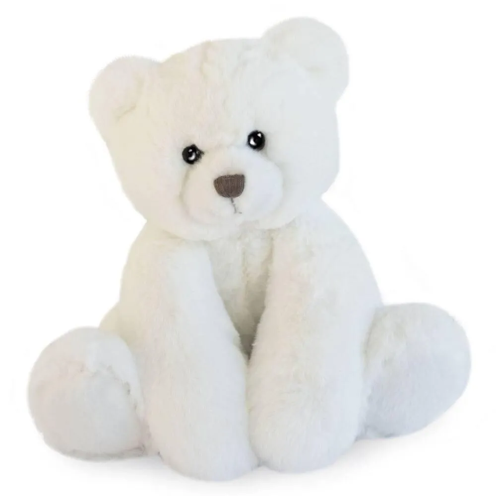 PELUCHE OURS OSCAR - IVOIRE 25 CM