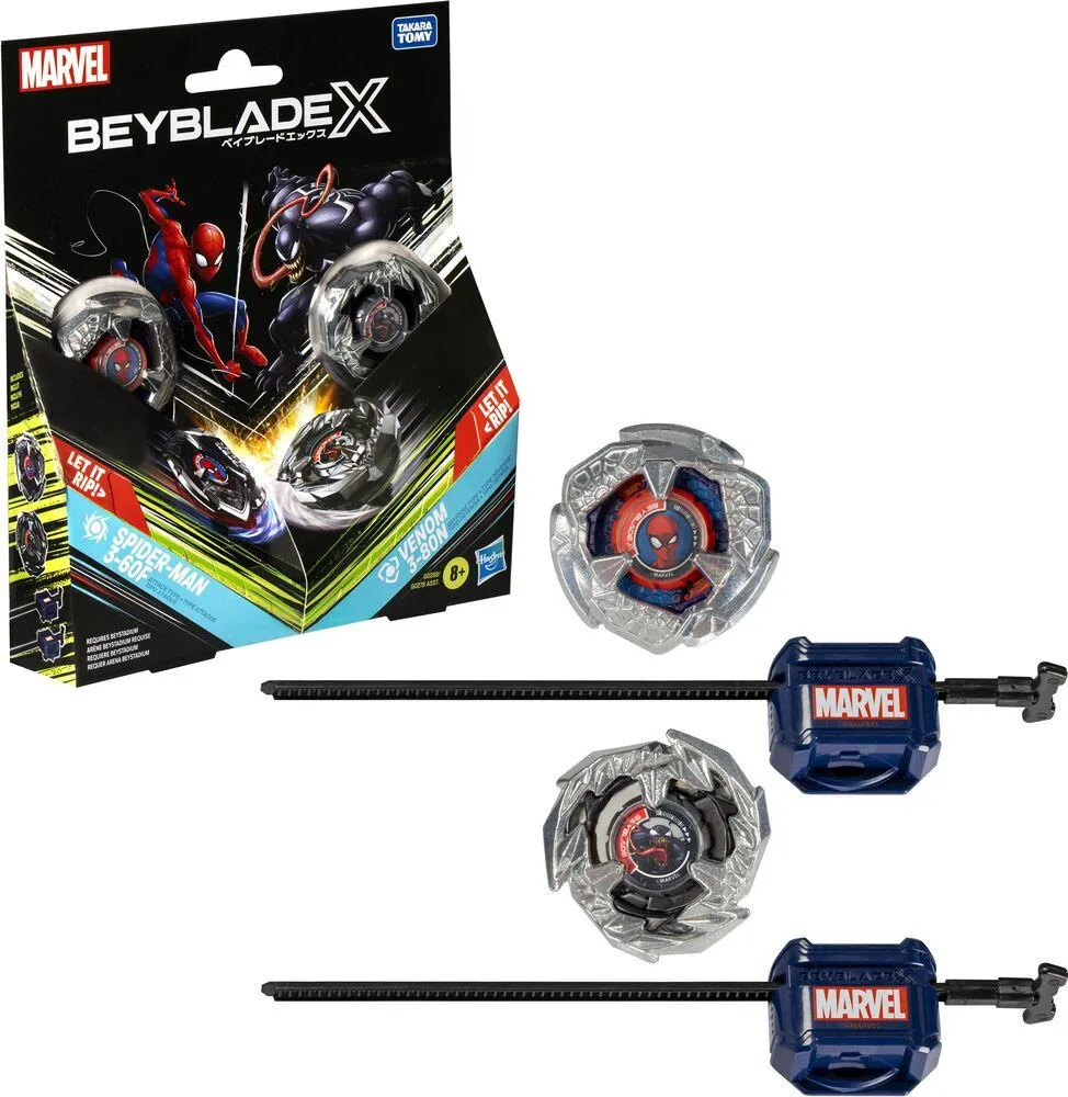 BEYBLADE X - MARVEL - MULTIPACK - SPIDER-MAN VENOM