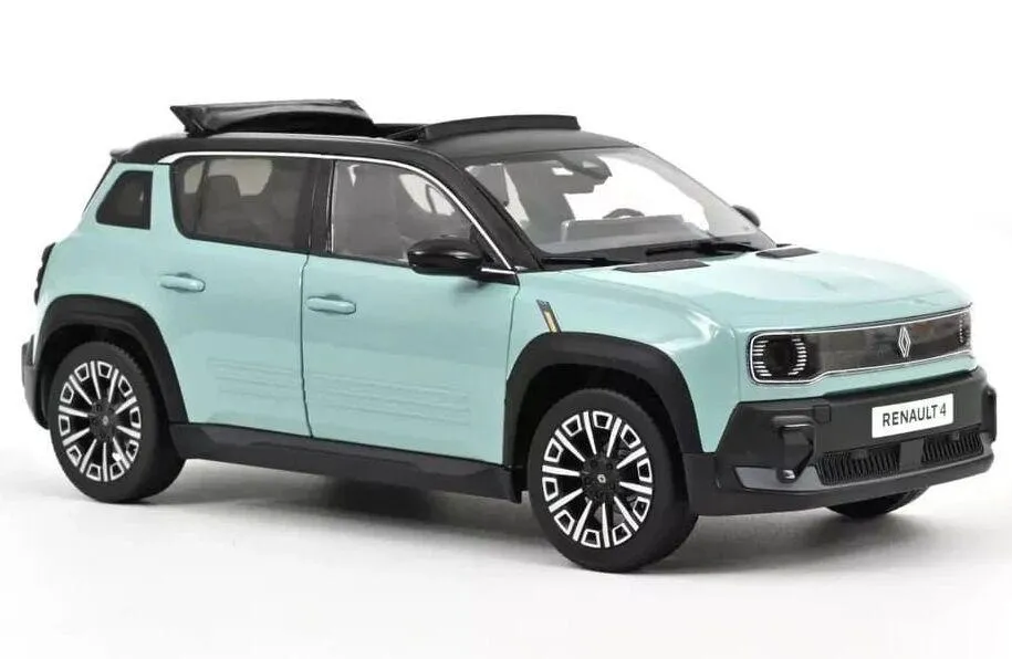 1/18 RENAULT 4 E-TECH ELECTRIQUE 2025 VERT HAUTS-DE-FRANCE