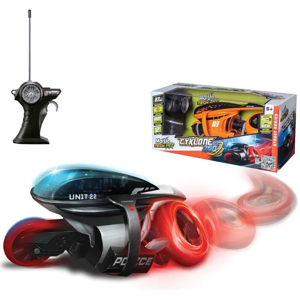 RC - CYKLONE 360° - MOTOS A ROUE INCLINABLE