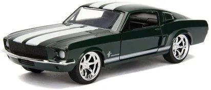 Solido Fast & Furious 1967 Ford Mustang Free Rolling 627C Green - Véhicules De Collection