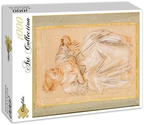 ANTOINE WATTEAU : FEMME ASSISE, 1716-1717