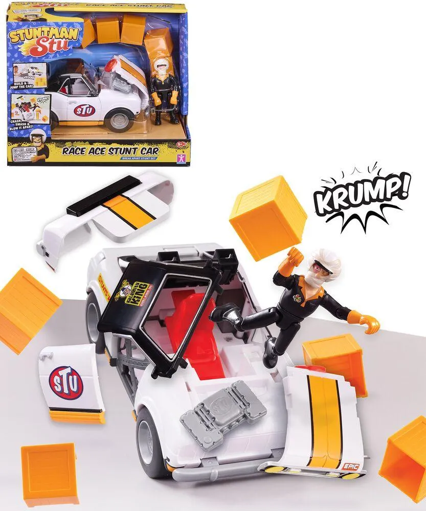 STUNTMAN STU  - CRASH VOITURE DE COURSE