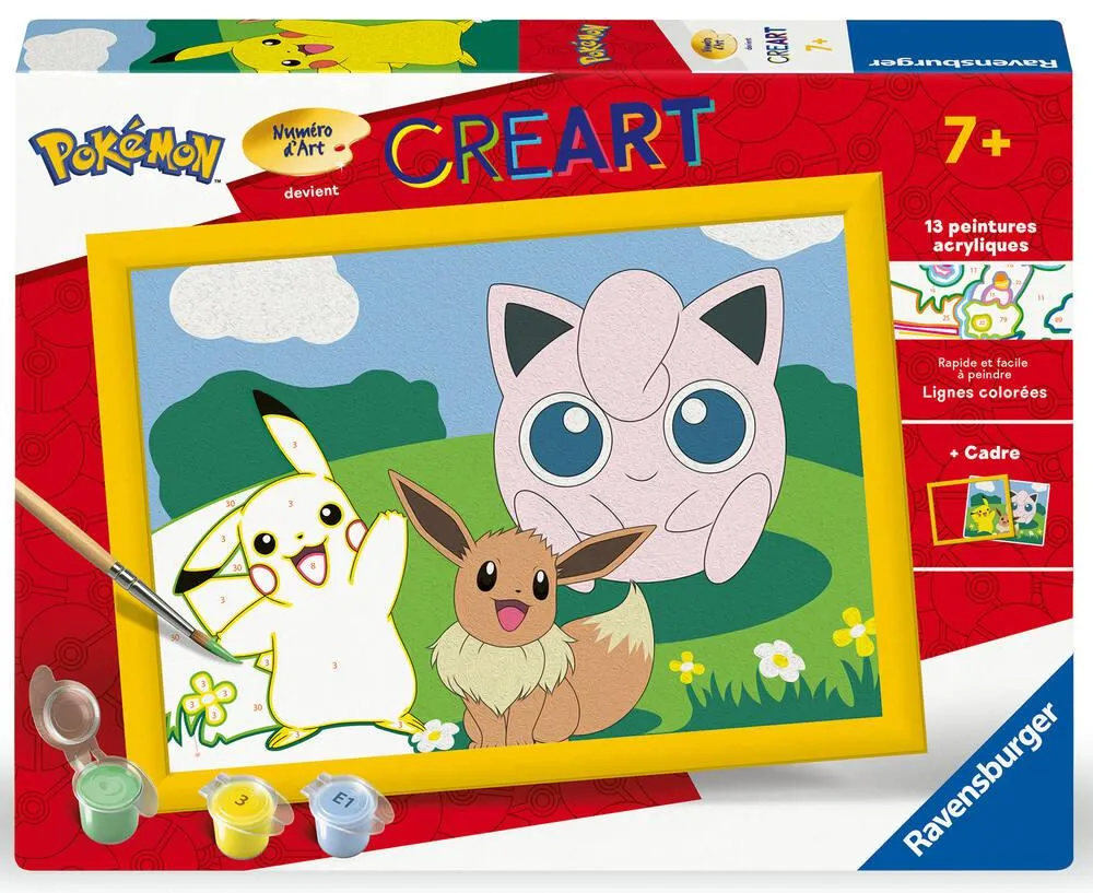 POKEMON -CREART KIDS  18X24CM  PORTRAIT DE GROUPE