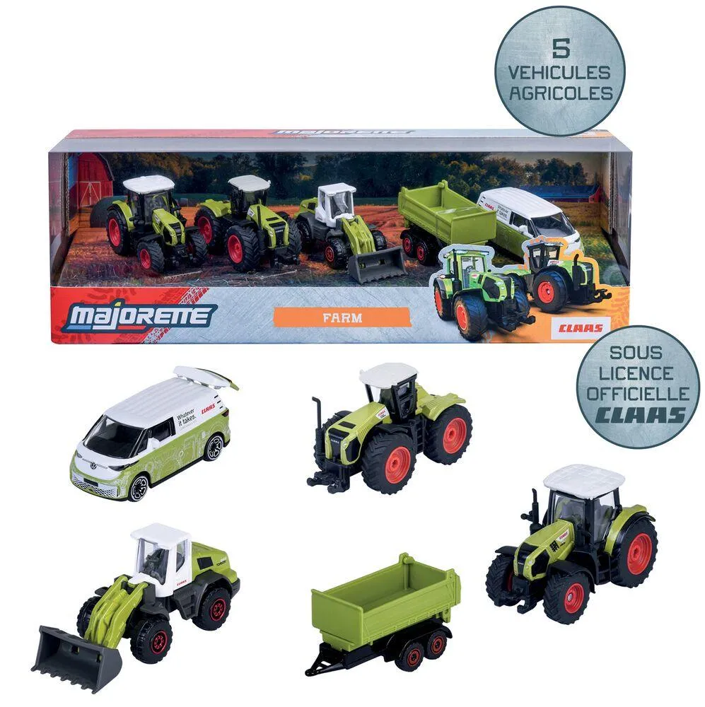 MAJORETTE FERME CLASS 5 PIECES  GIFTPACK