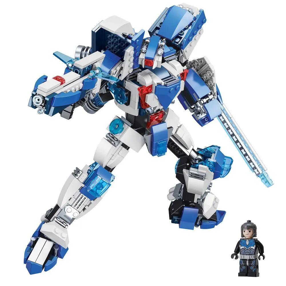 WISE BLOCK - FIGURINE SUPER WARRIOR - TSUNAMI 24 CM