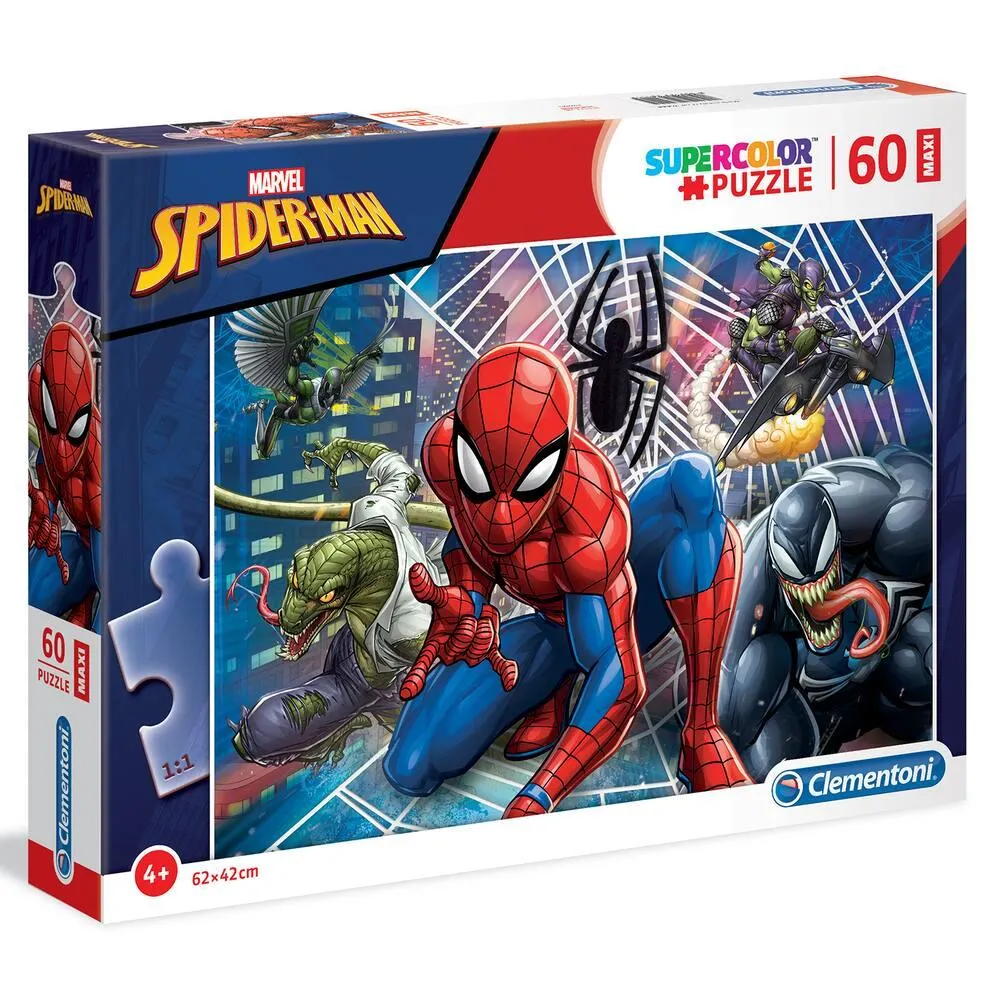 MARVEL - SPIDER-MAN - PUZZLEMAXI SUPERCOLOR 60 PIECES